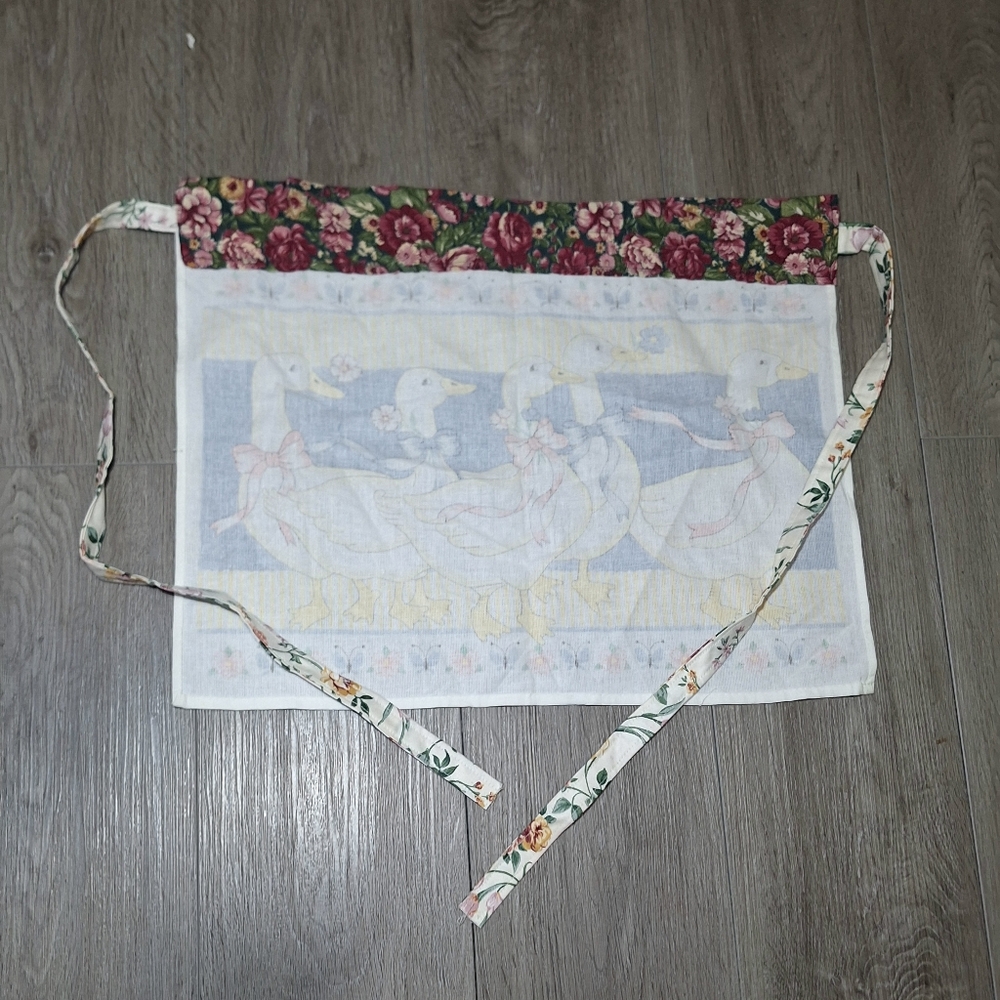 New Vintage Duck Apron Homemade - Picture 3 of 3